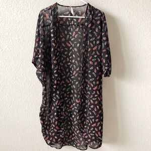 Live 4 Truth Feather Kimono
